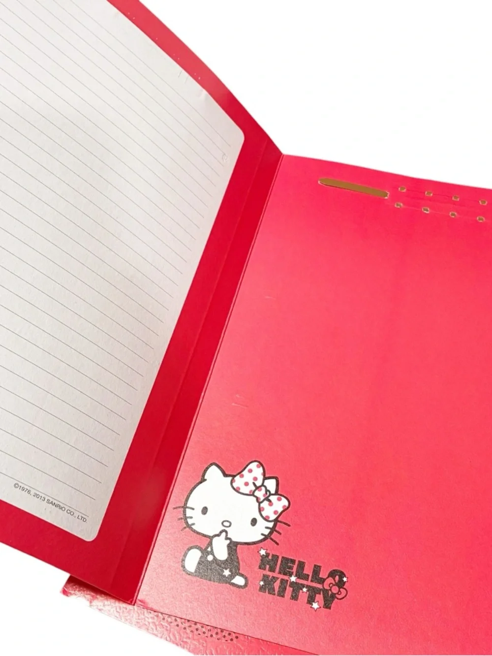 Sanrio Hello Kitty Pink Red Folder Bundle Lot School Office